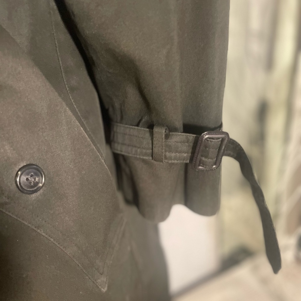 London Fog Men's Black Trench Coat - Picture 5 of 14